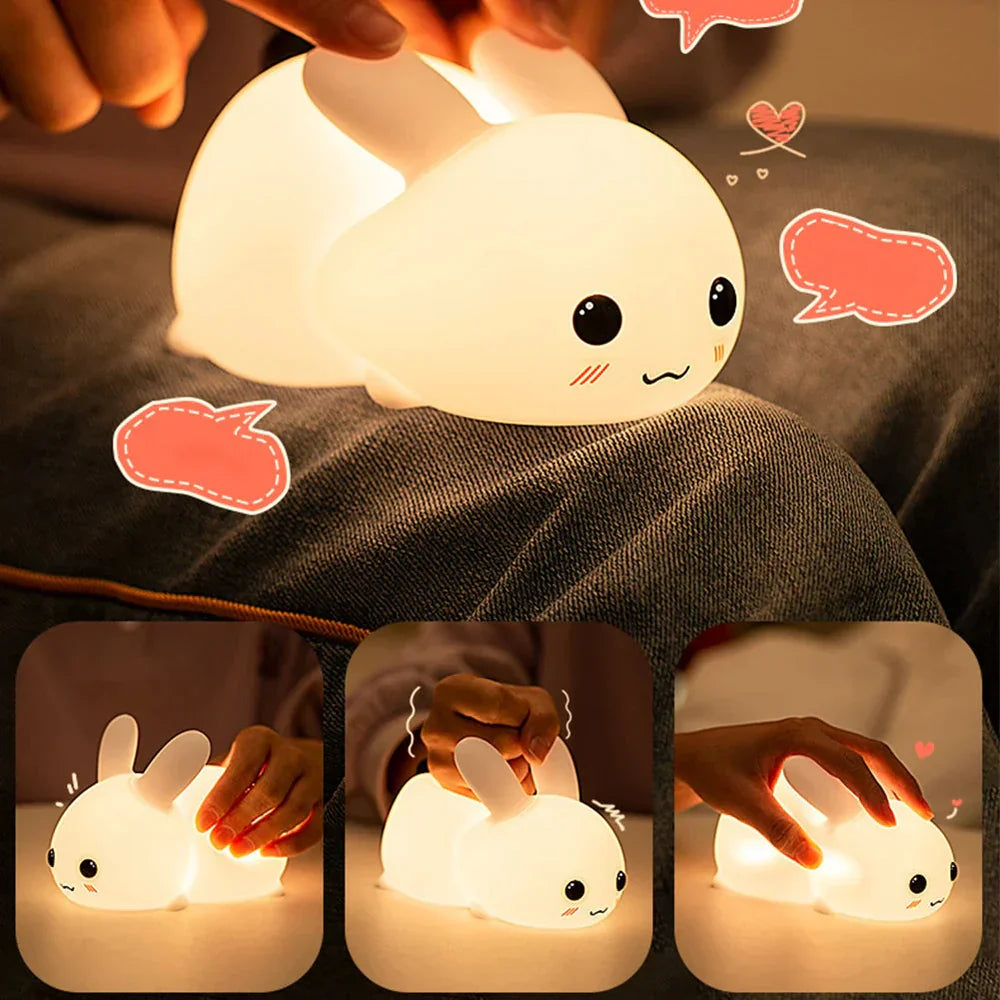 Sød Kanin Natlampe - BunnyGlow