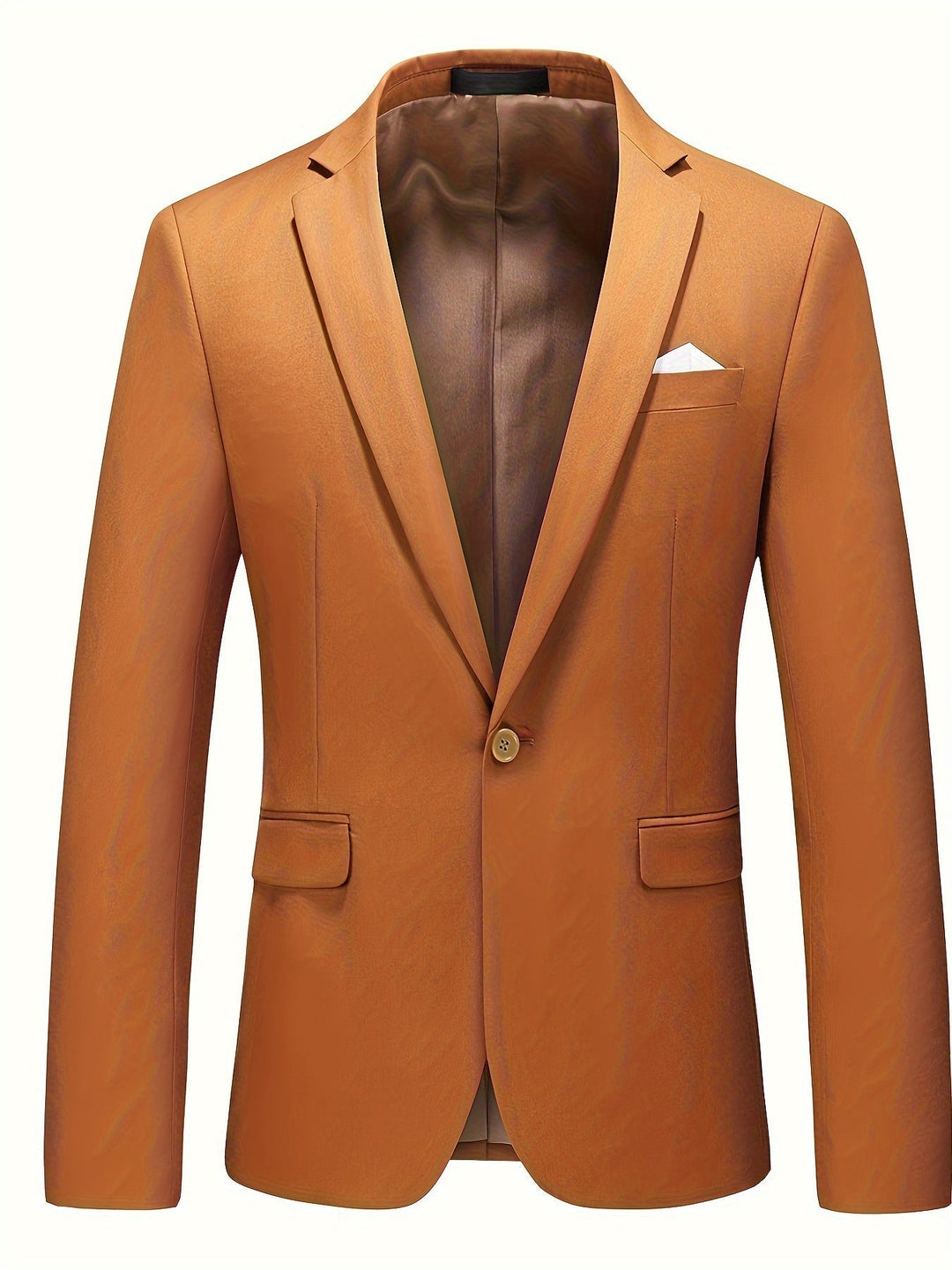 Klassisk ensfarvet herreblazer - Floris