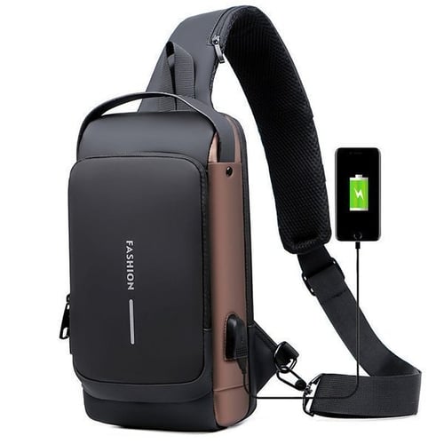 Stilfuld tyverisikret crossbody-taske - Nina
