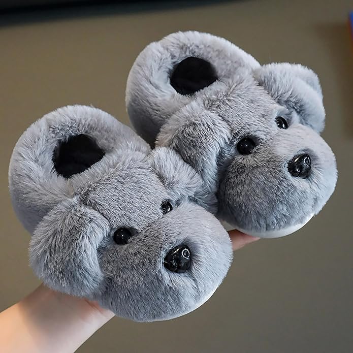 Børnehjemmesko med hundedesign – PuppyPaws