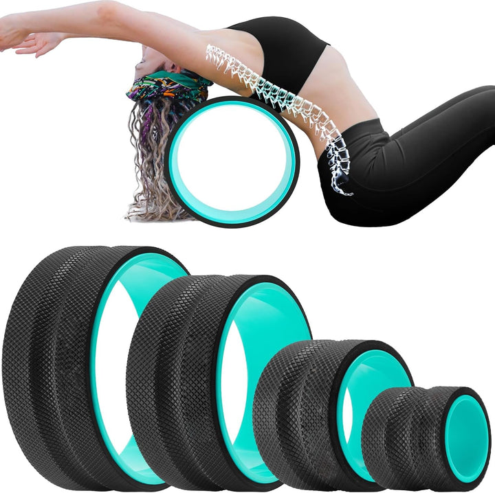Back Roller Wheel Sæt af 4 med Yoga Blocks – Artheva