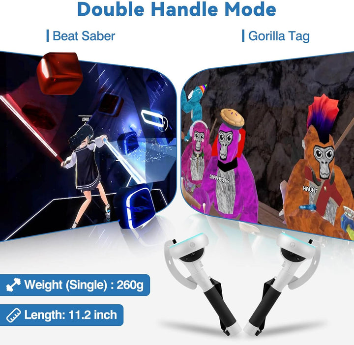 VR-controller forlængelser til Meta Quest 2 – Kynaro