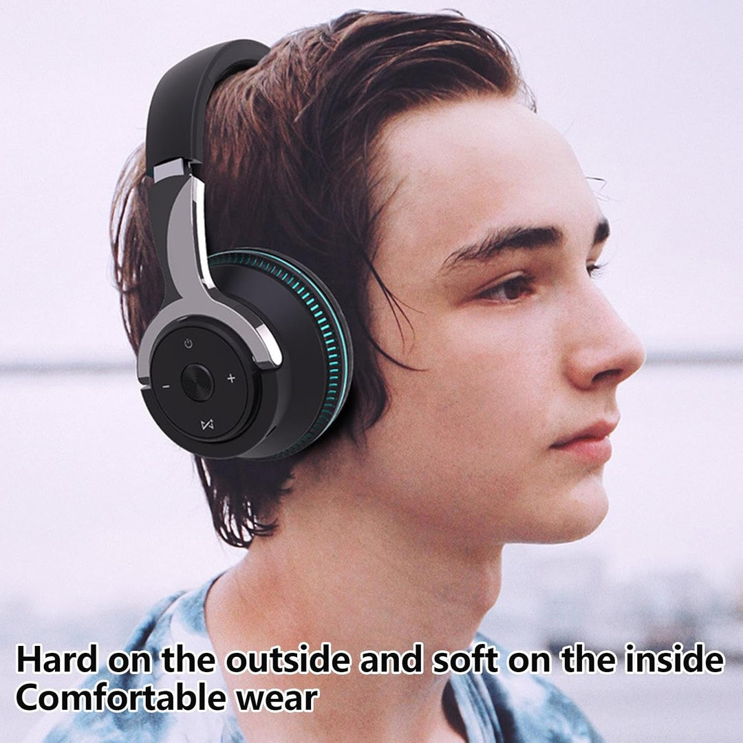 Foldbart trådløst headset med RGB-lys – Sonvix