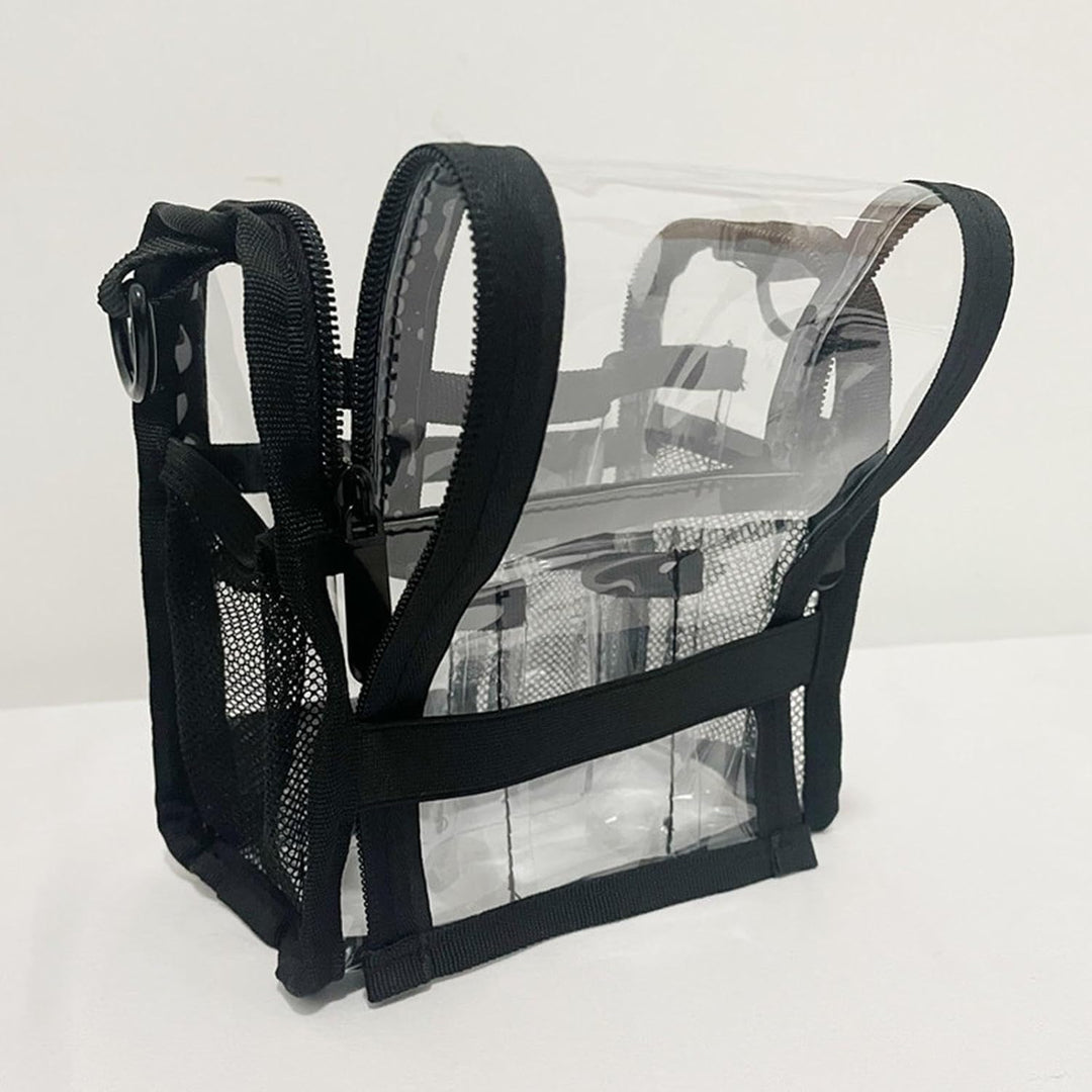 Stor Gennemsigtig PVC Makeup Taske til Rejse og Daglig Brug – Aveline