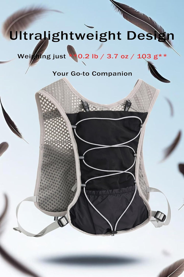 Ultra-Light Hydration Løbevest med 2L Vandblære – Dravien