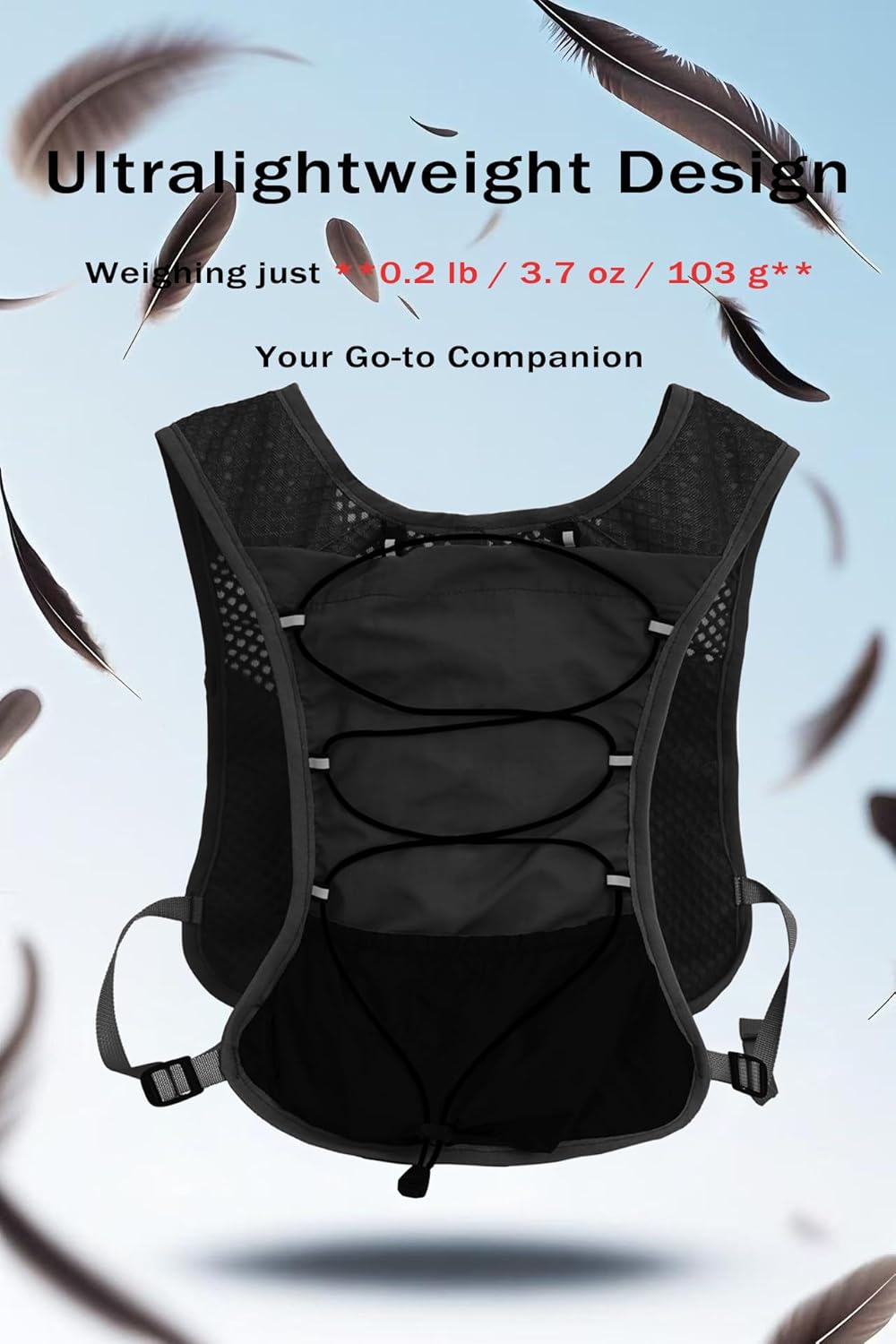 Ultra-Light Hydration Løbevest med 2L Vandblære – Dravien