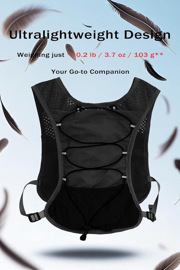 Ultra-Light Hydration Løbevest med 2L Vandblære – Dravien