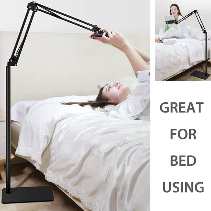 Justerbar 360° telefon- og tablet-gulvstand – Movira