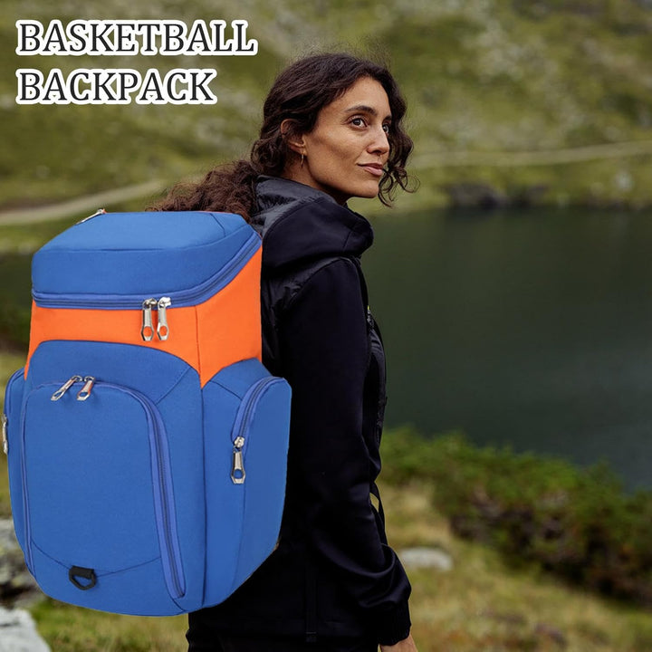 Herre Basketball Rygsæk – Stor 30L Sports Bag med Vandafvisende Bund – Draycor