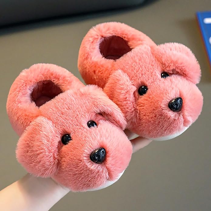 Børnehjemmesko med hundedesign – PuppyPaws