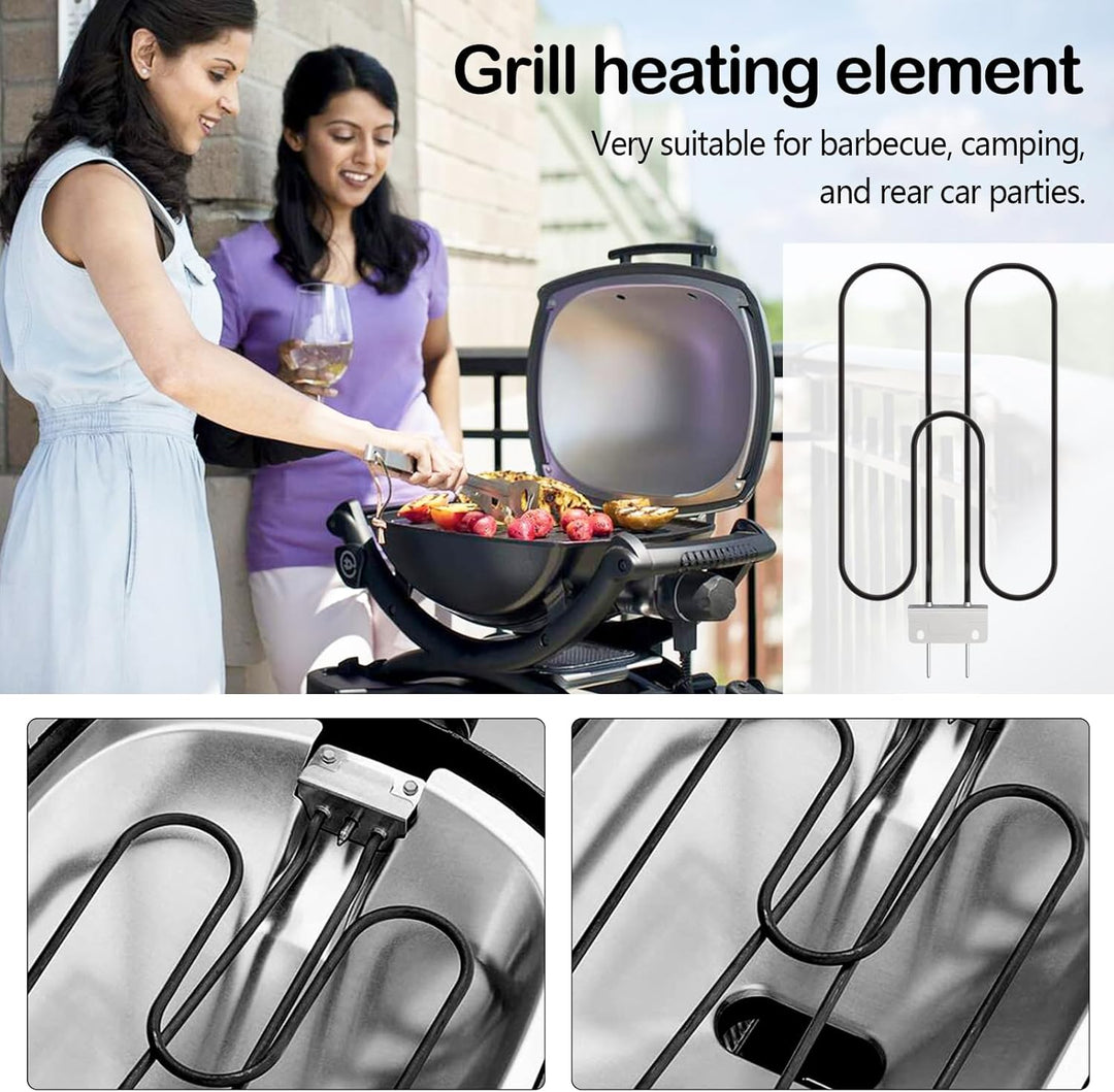Højtydende rustfrit stål grill varmelegeme 2200W til udendørs elektrisk BBQ – Zeythra
