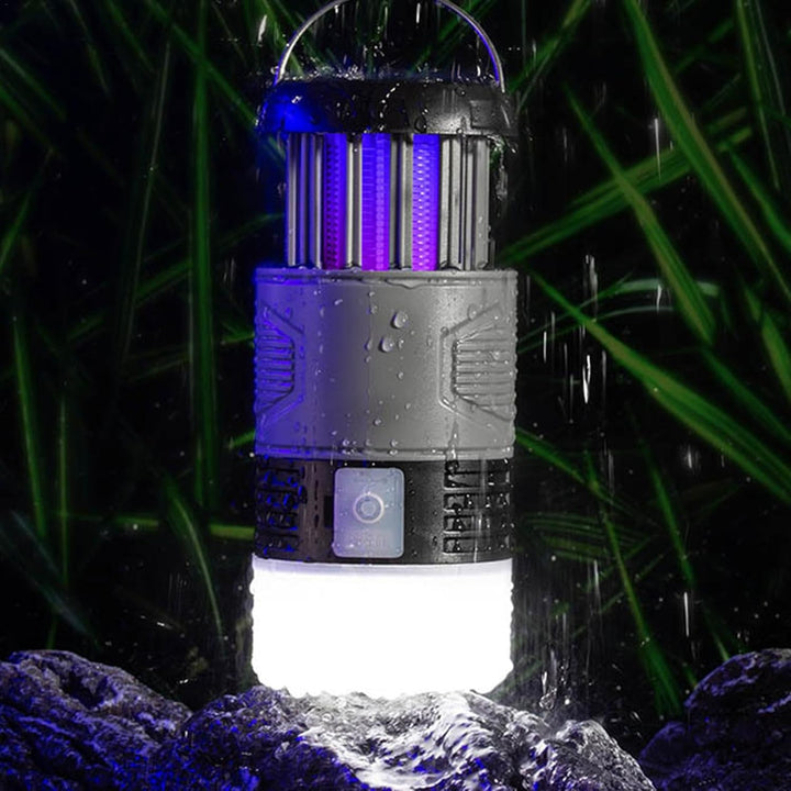 Solcelledrevet fluefangerlys med UV-lampe – Zynora
