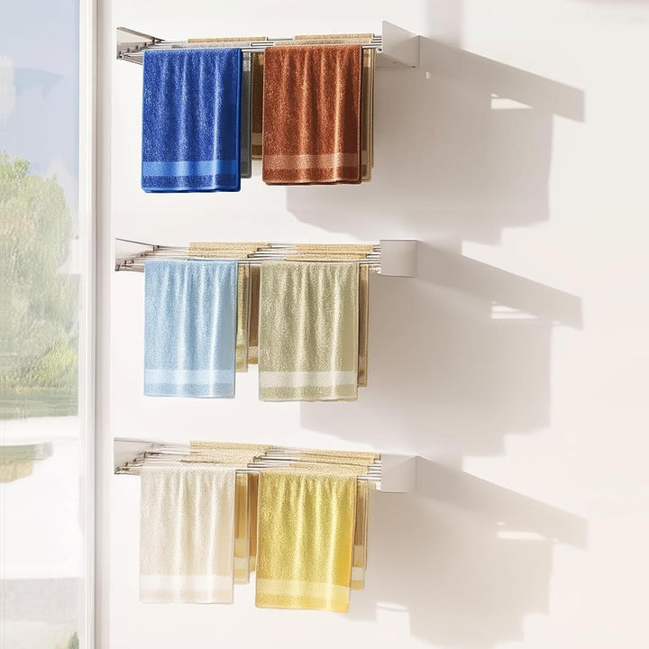 Væghængt sammenfoldelig tøjstativ – DryWall