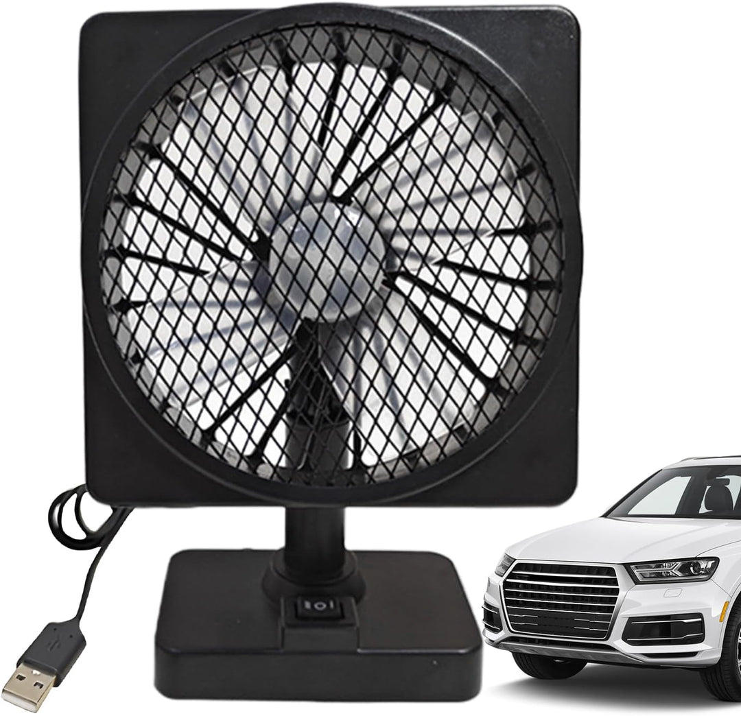 12V USB Luftcirkulator Bil AC Køleventilator med 360° Rotation– Aurovent