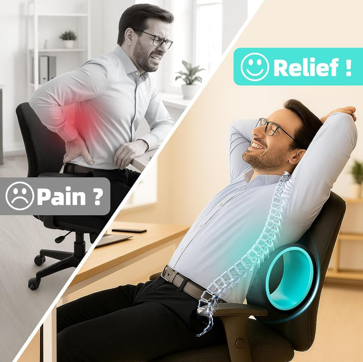Back Roller Wheel Sæt af 4 med Yoga Blocks – Artheva