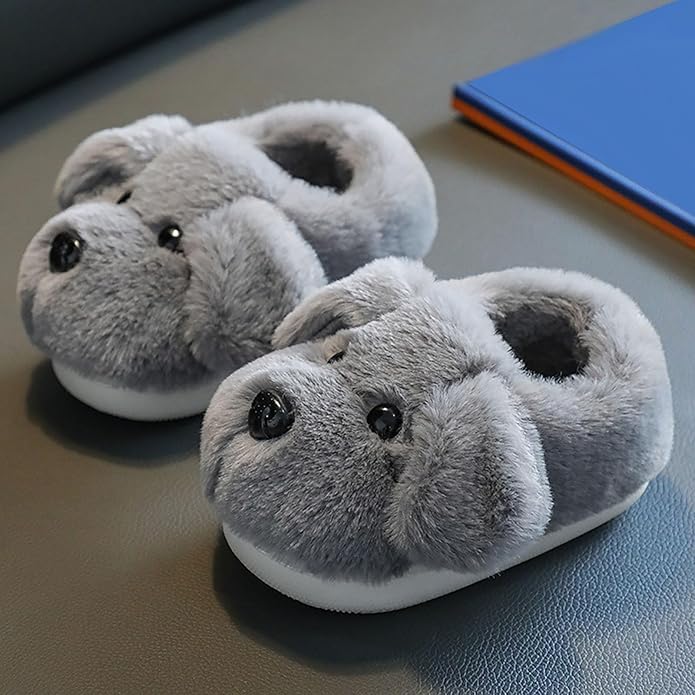 Børnehjemmesko med hundedesign – PuppyPaws