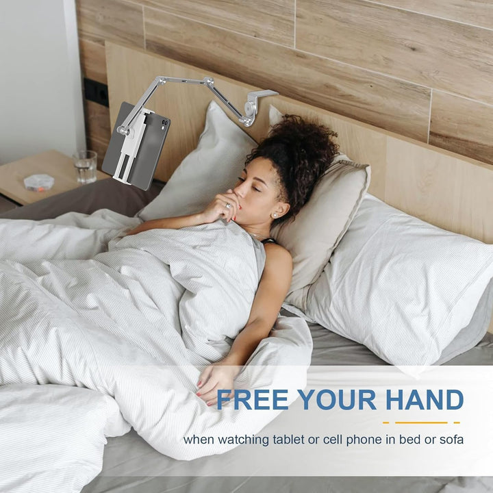 Justerbar aluminium tabletbordstativ med 360° rotation – Movaro