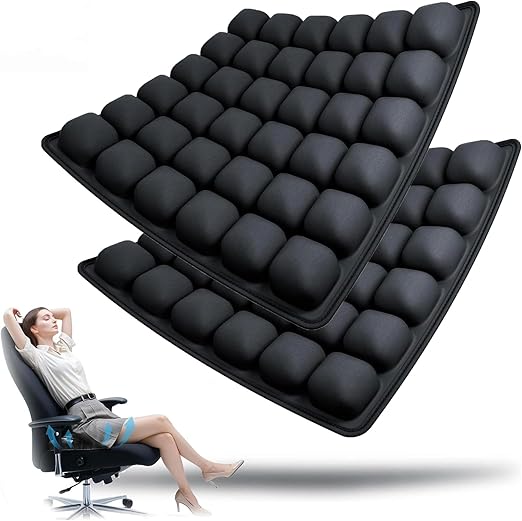 Oppustelig Rejseat Cushion med Ergonomisk Trykaflastning – AirComfort