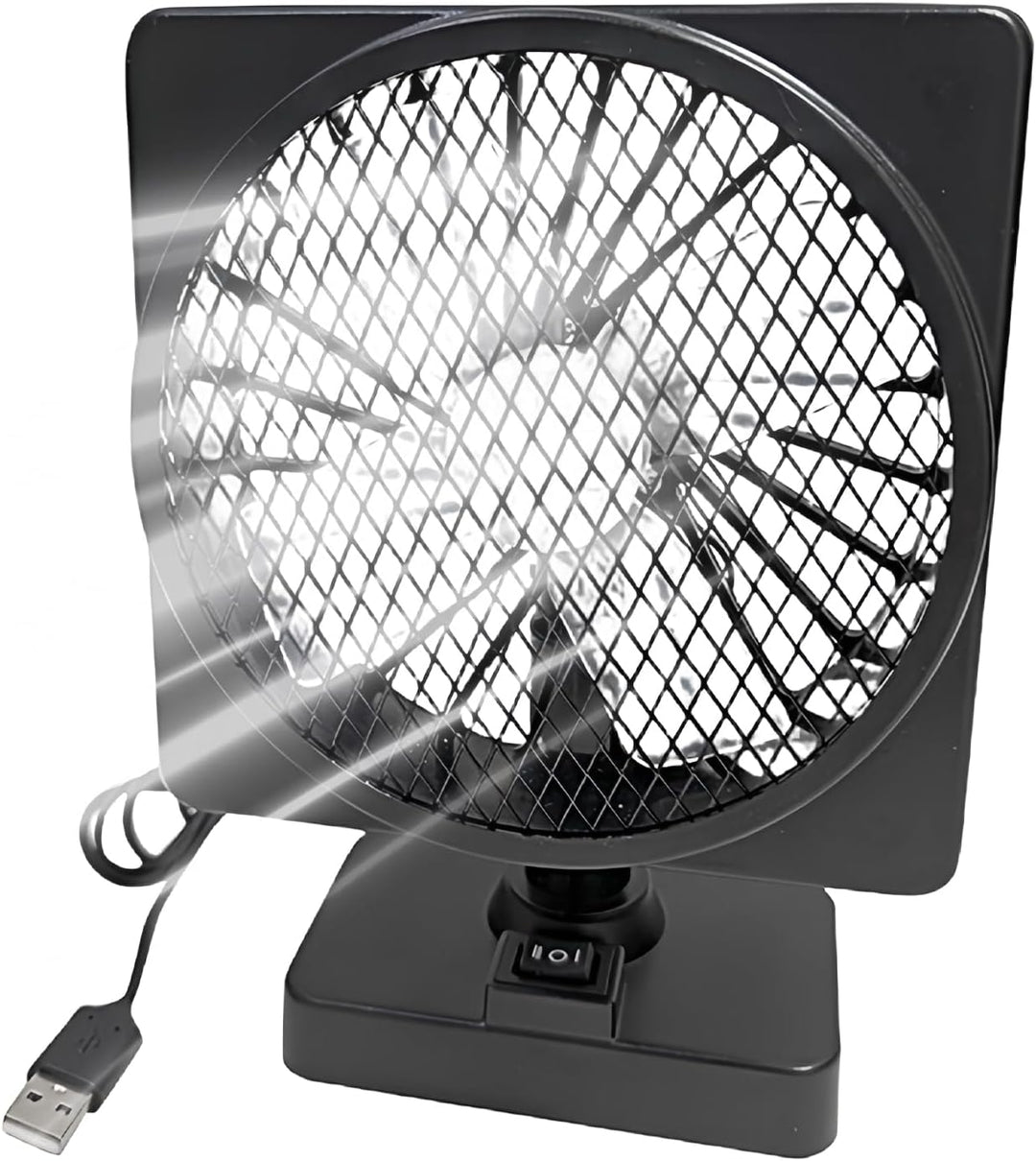 12V USB Luftcirkulator Bil AC Køleventilator med 360° Rotation– Aurovent