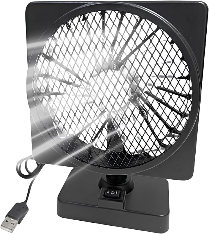 12V USB Luftcirkulator Bil AC Køleventilator med 360° Rotation– Aurovent