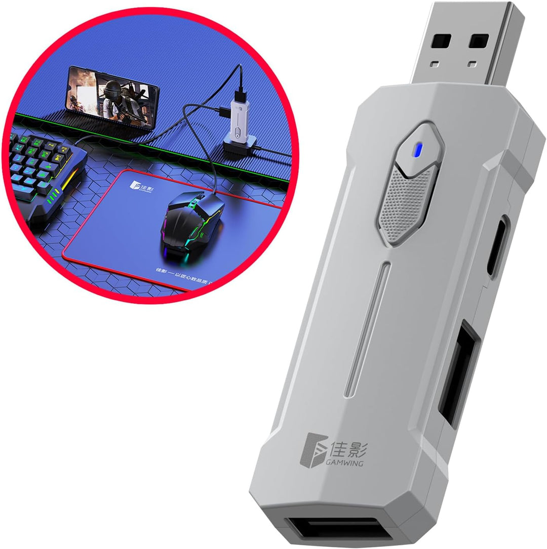 RGB Gaming Tastatur og Mus Combo – Ergonomisk Kontroladapter Sæt – Zyvorn