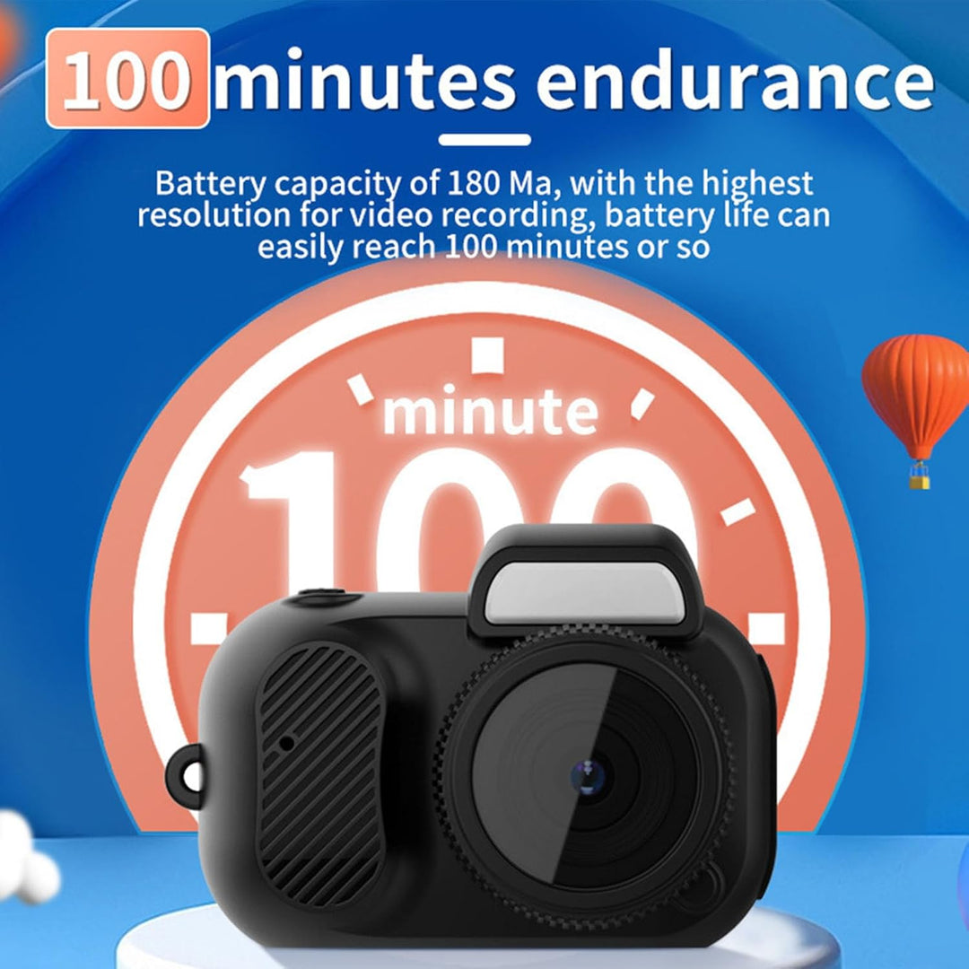 Mini digital kamera 1080P farveskærm og 100-minutters batteri – Lurevo