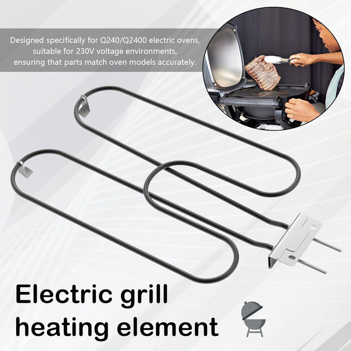 Højtydende rustfrit stål grill varmelegeme 2200W til udendørs elektrisk BBQ – Zeythra