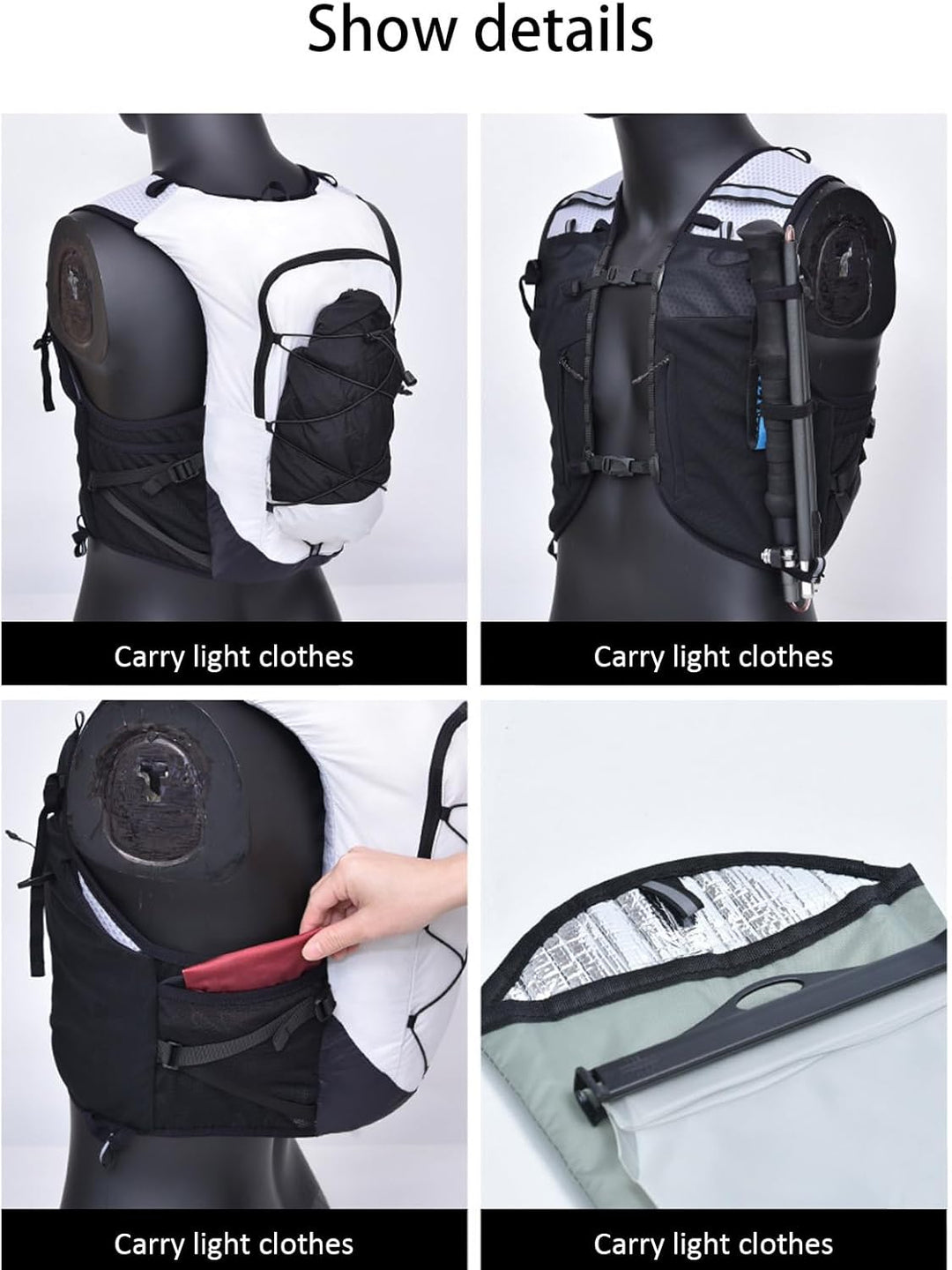 Løbevest Rygsæk – Letvægts Hydration Pack til Sti & Cykling – Alvory