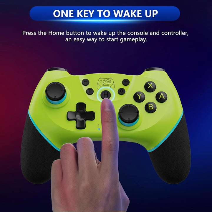 Trådløs switch-controller med Hall effect joysticks og turbo-funktion – Nexora