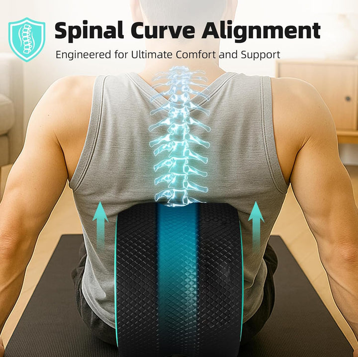 Back Roller Wheel Sæt af 4 med Yoga Blocks – Artheva