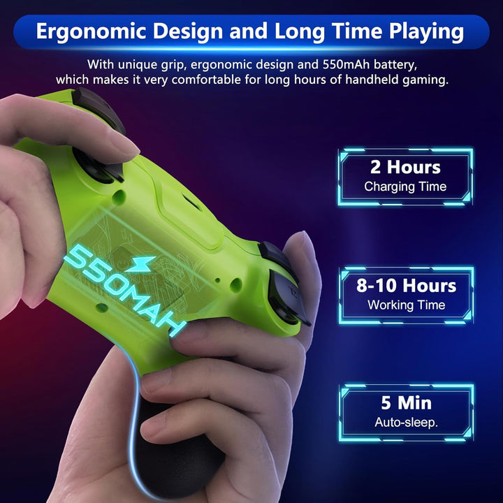 Trådløs switch-controller med Hall effect joysticks og turbo-funktion – Nexora