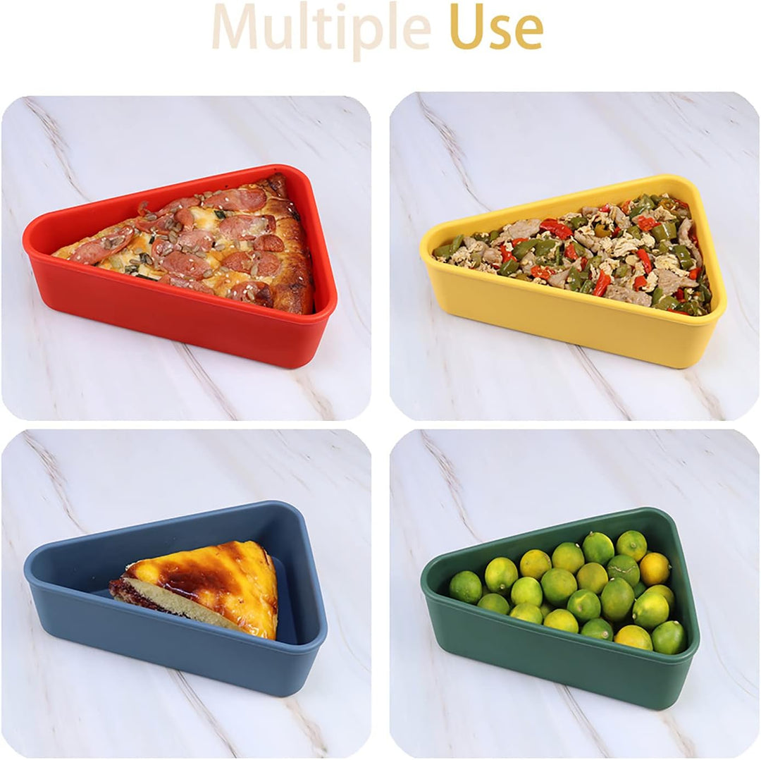 Genanvendelig pizzaopbevaringsbeholder med 2 skuffer – SliceSafe (1+1 GRATIS)