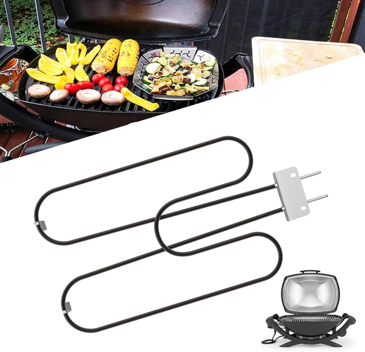 Højtydende rustfrit stål grill varmelegeme 2200W til udendørs elektrisk BBQ – Zeythra
