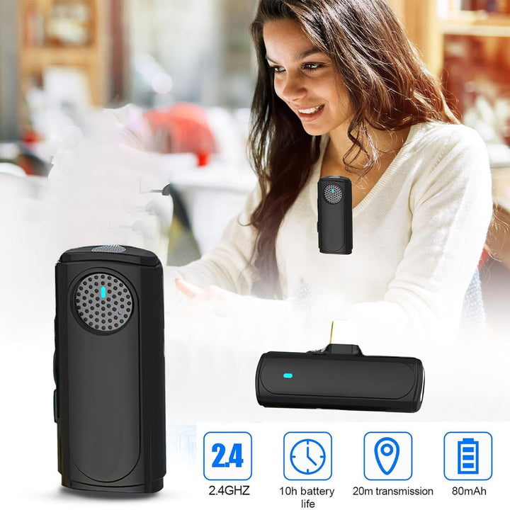 Trådløs lavalier mikrofon – ClearSoundPro