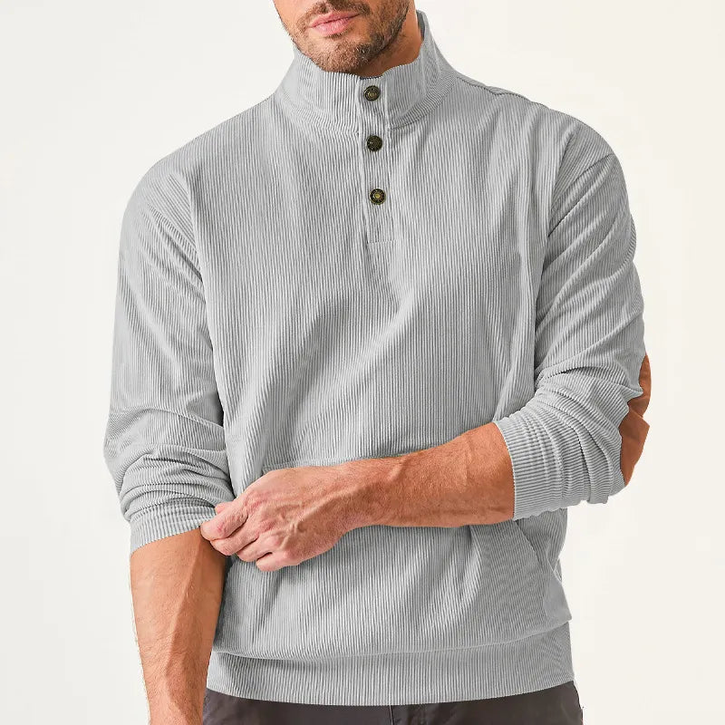 Herresweater med stående krave - Liam