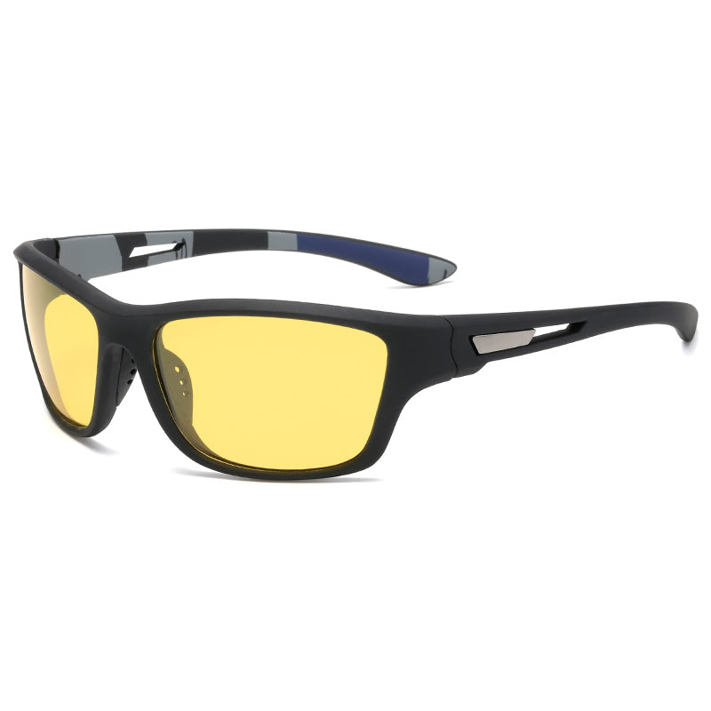Sportsolbrille til herrer med polariserede linser og UV400-beskyttelse – Vayron