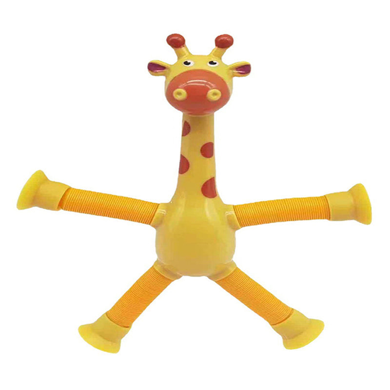 Fleksibelt giraf-legetøj med sugekop - StretchyGiraffe