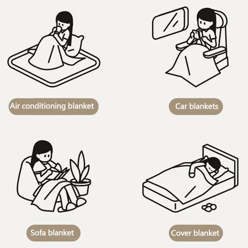 Luksus Komfort Tæppe - CozyWrap
