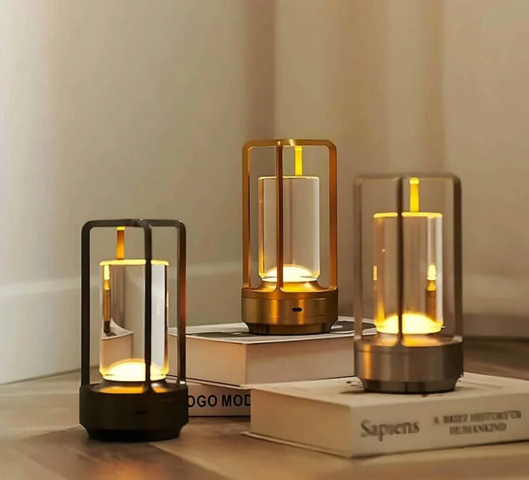 Vandtæt og Bærbar Krystalbordlampe - AuroraGlow