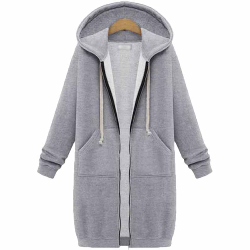 Casual Lang Damecardigan - CozyZip