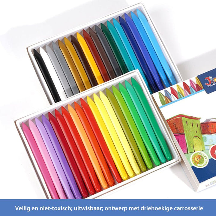 Naturlige, farverige voksfarver - EcoCrayons