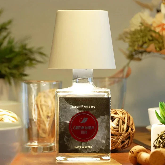 Bærbar LED-flaskelampe - GlowBottle