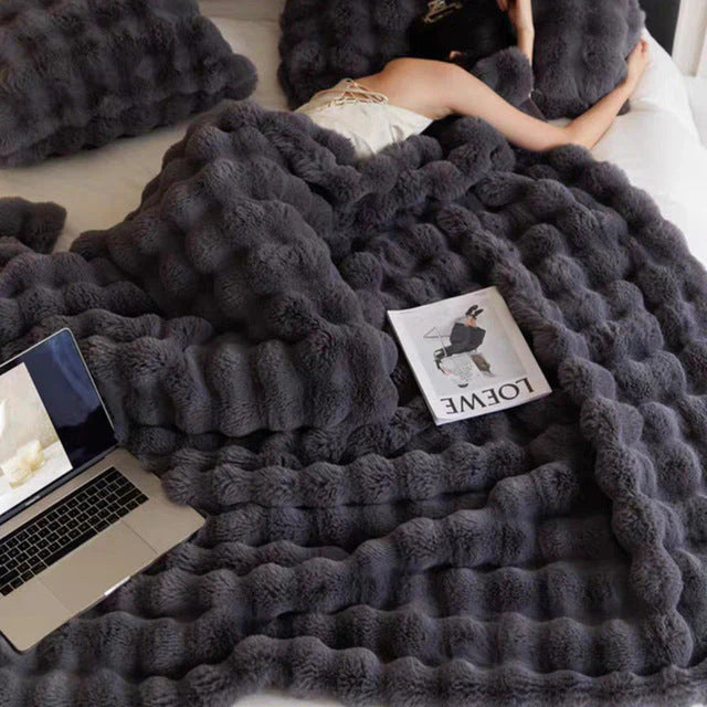 Luksus Blødt Pelsplaid - SnuggleFur