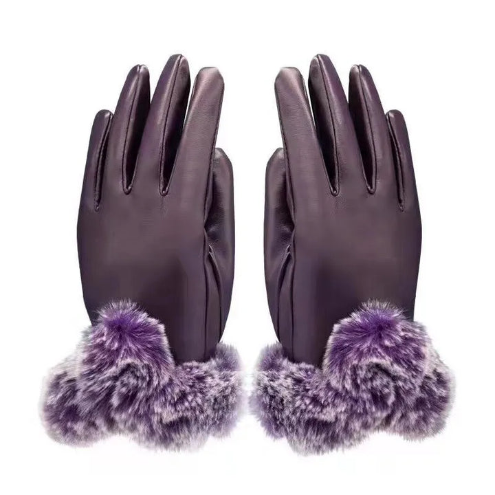 Trendy PU-læderhandsker - SilkGlide