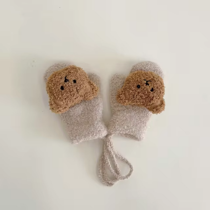 Børne-vinterhandsker med bjørnemotiver – TinyBear handsker