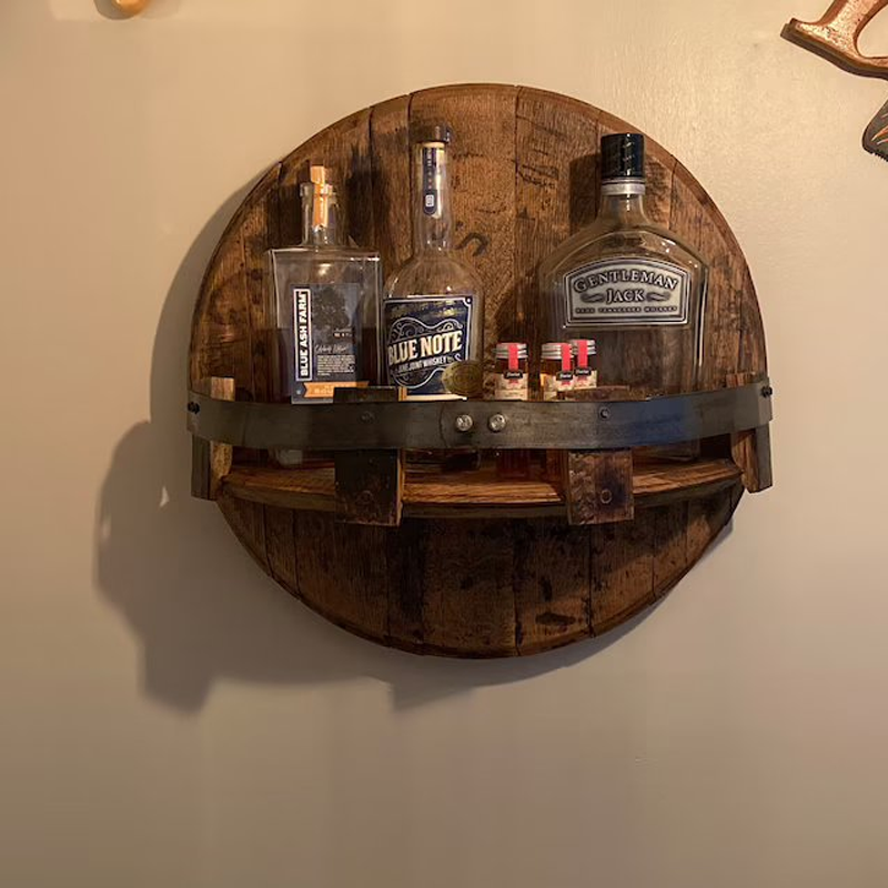 Bourbon Whiskey hylder i egetræ – Oakspire