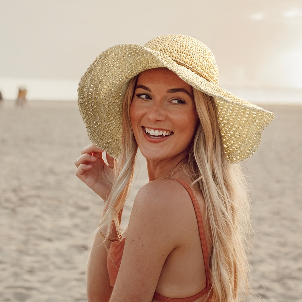 Hæklet boho-stråhat til sommerrejser – Elouan