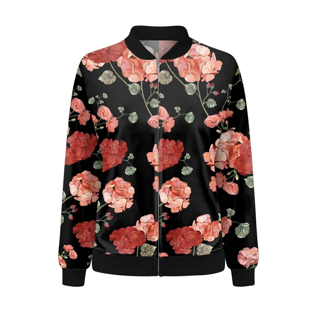 Dame-sommerjakke med fint blomsterprint – Fiora