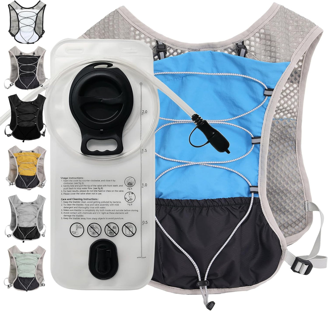 Ultra-Light Hydration Løbevest med 2L Vandblære – Dravien