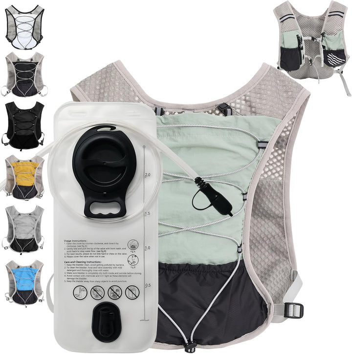Ultra-Light Hydration Løbevest med 2L Vandblære – Dravien